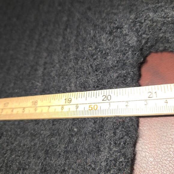 Abercrombie & Fitch Black Knit Cardigan Womens L‎ Textured Cropped Ballon Sleeve - Picture 10 of 11